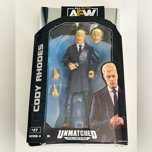 💎AEW Cody Rhodes #27 Series 4- Unmatched Collection Figure with accessories